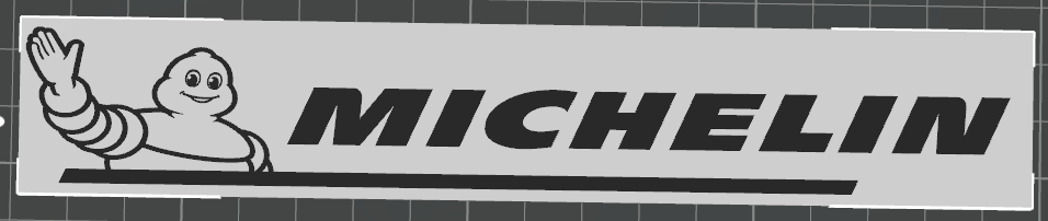 Michelin logo for office or workshop