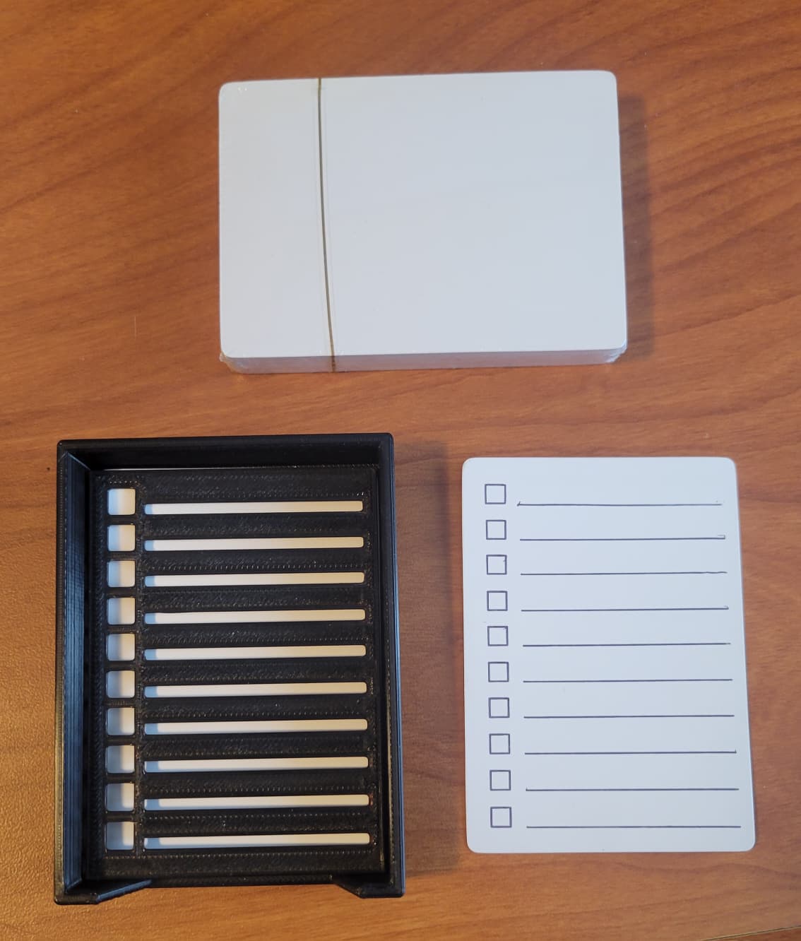 Playing Card List Template and holcer