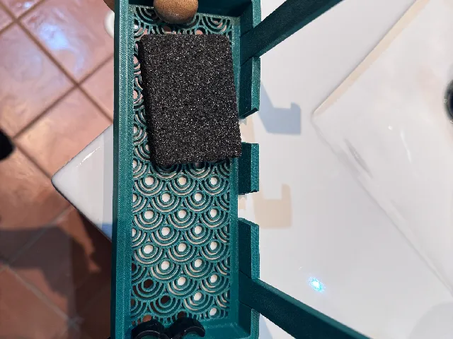 Shower Glass Caddy With Expanded Beam Sizes (7-14mm) - Vertical Bathroom Storage Upgrade