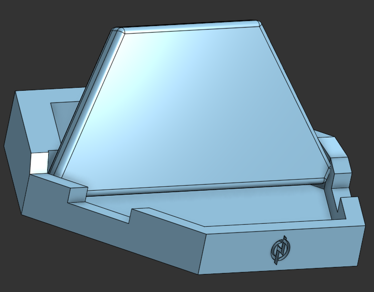 Miniatura 3 do modelo 3D Modern Hexagonal Phone Stand