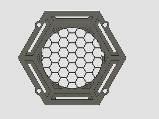 Honeycomb Fan Duct – 90mm hole pattern