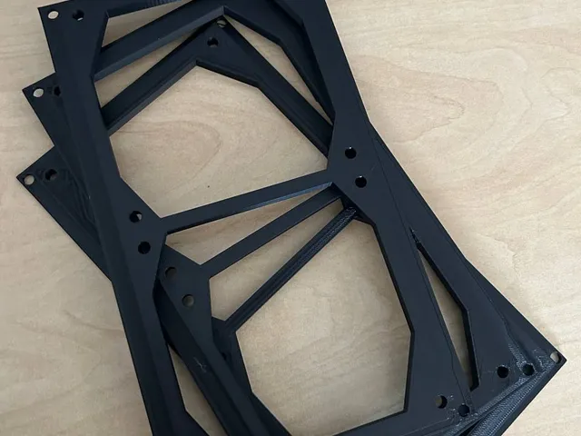 Dual 120mm PC Fan Mounting Adapter Frame