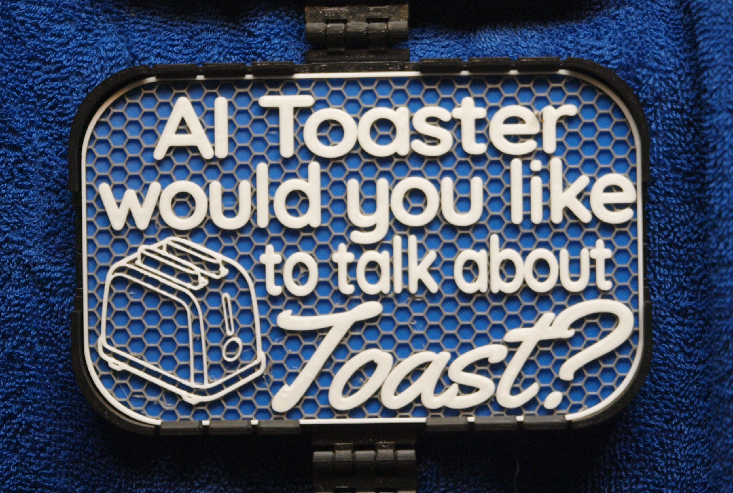AI Toaster sign