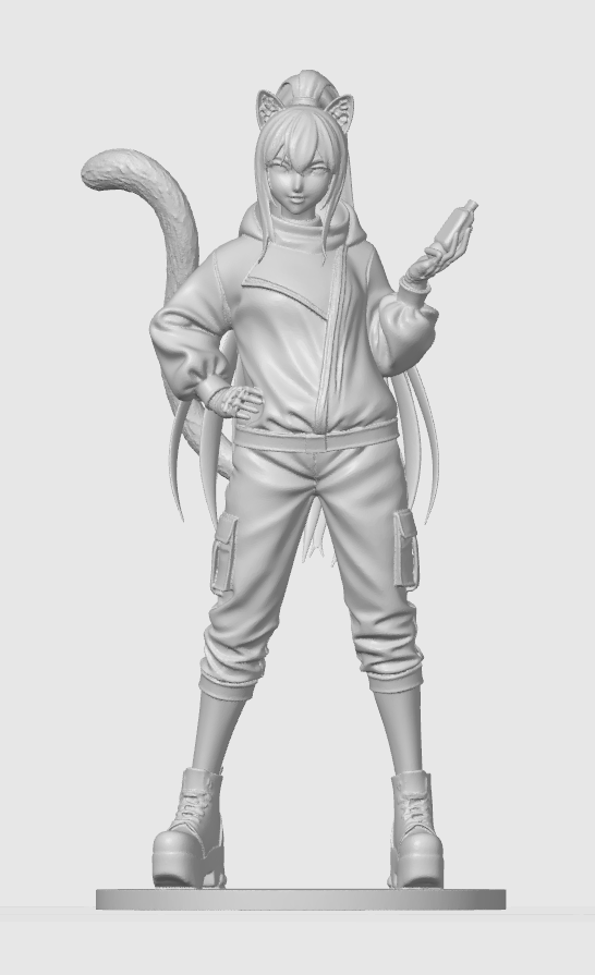 IT cat-girl figurine 6