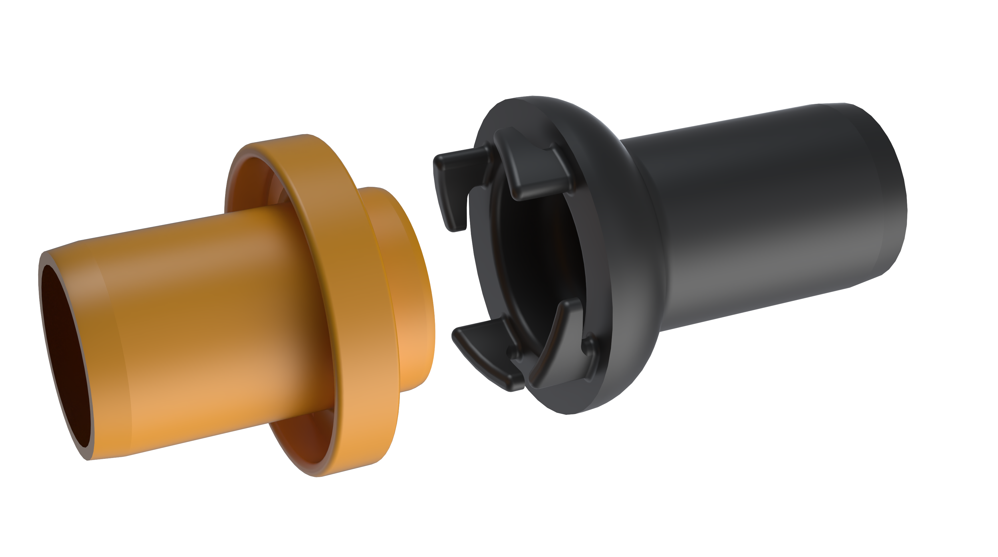 Quick-Connect Vacuum Hose System 3D model