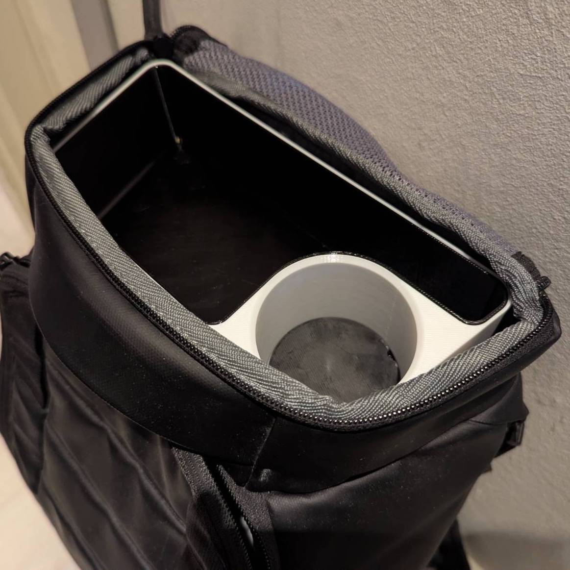 Top insert for the D_b_ (Douchebag) laptop backpack