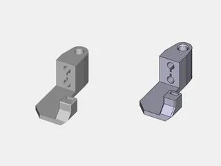 Straightened idler nut fixed