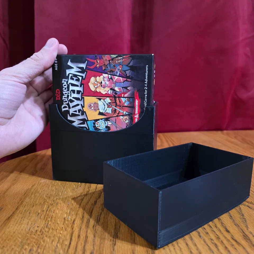 Dungeon Mayhem Deck Box - Holds Original Box + 6 Decks (Base + Expansions)  by PlainsPrepper | Download free STL model | Printables.com