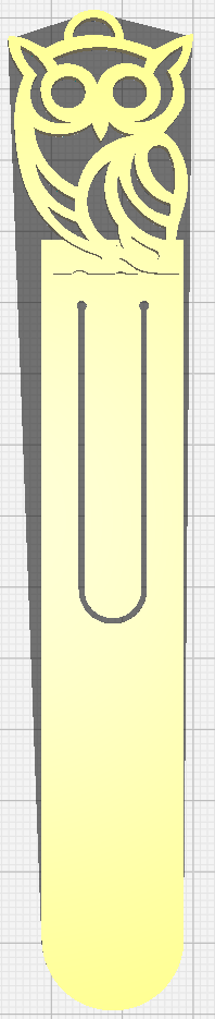 Cut Owl Bookmark
