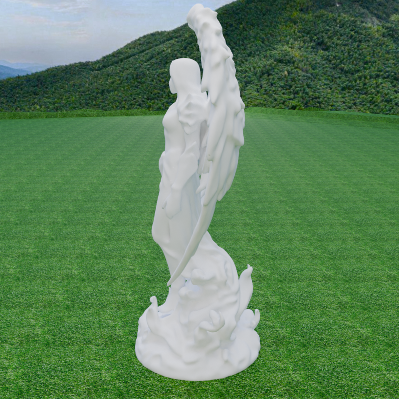 Miniatura 9 do modelo 3D Dark Angel Statue