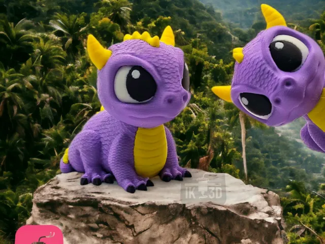 Adorable Baby Dragon / No Supports
