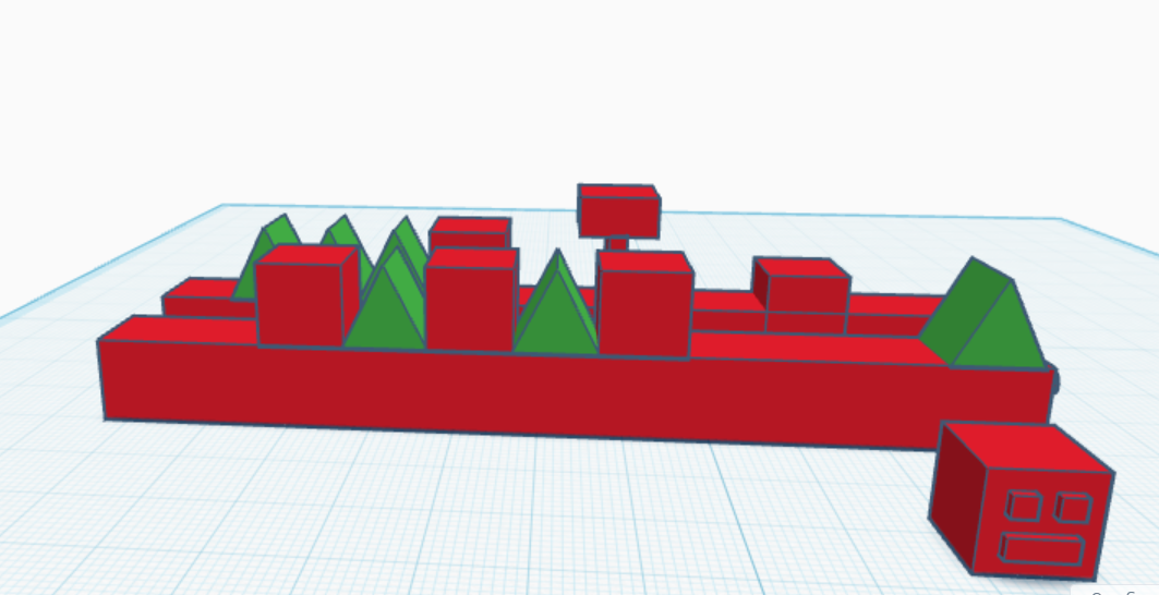 geometry dash level 3D model