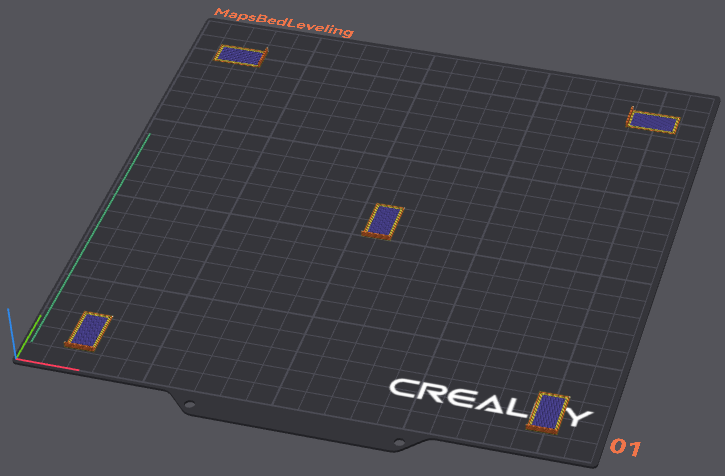 maps Bed Leveling whit handle