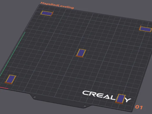 maps Bed Leveling whit handle