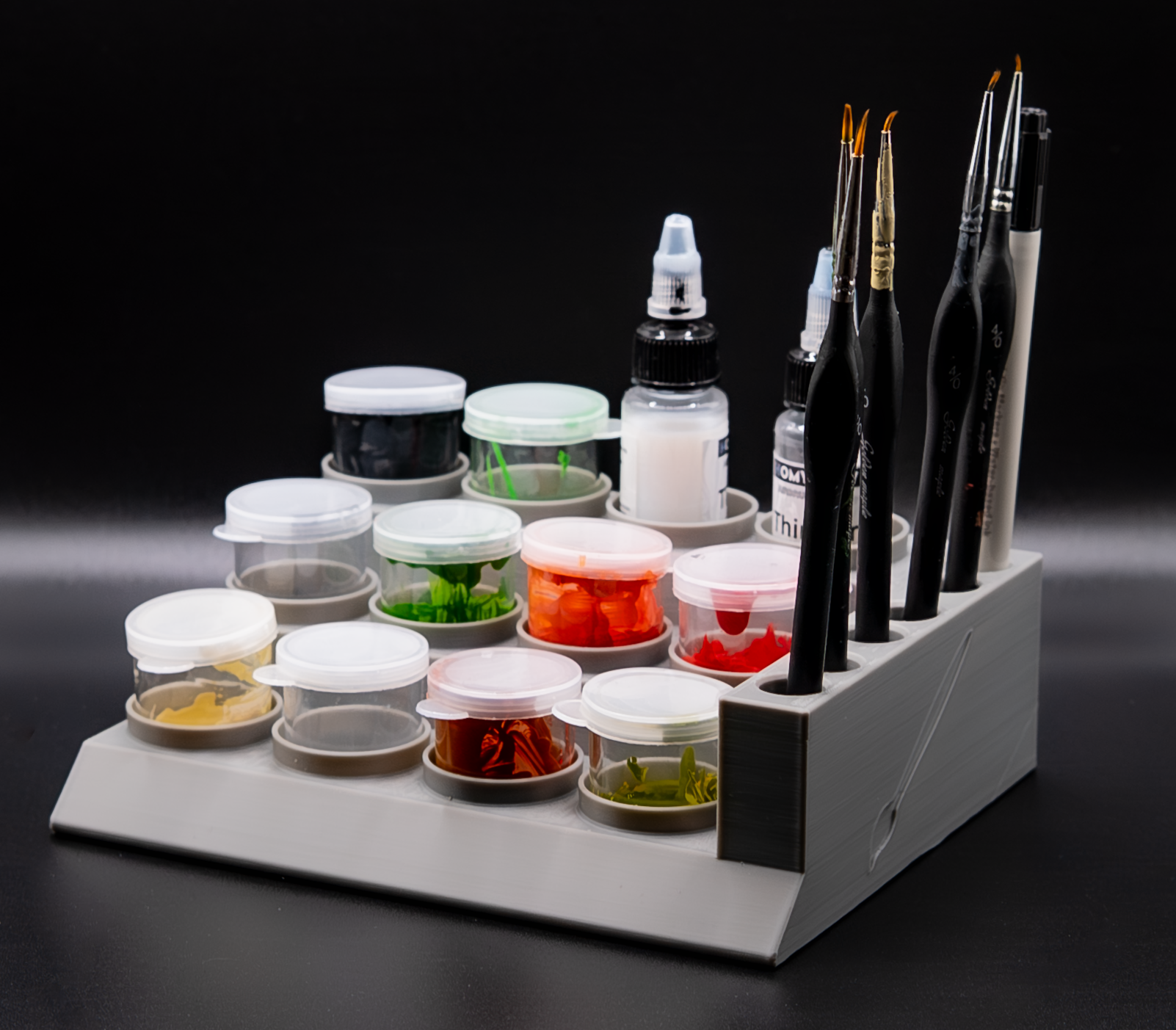 Paintbrush Pot and Brush Holder 3D model