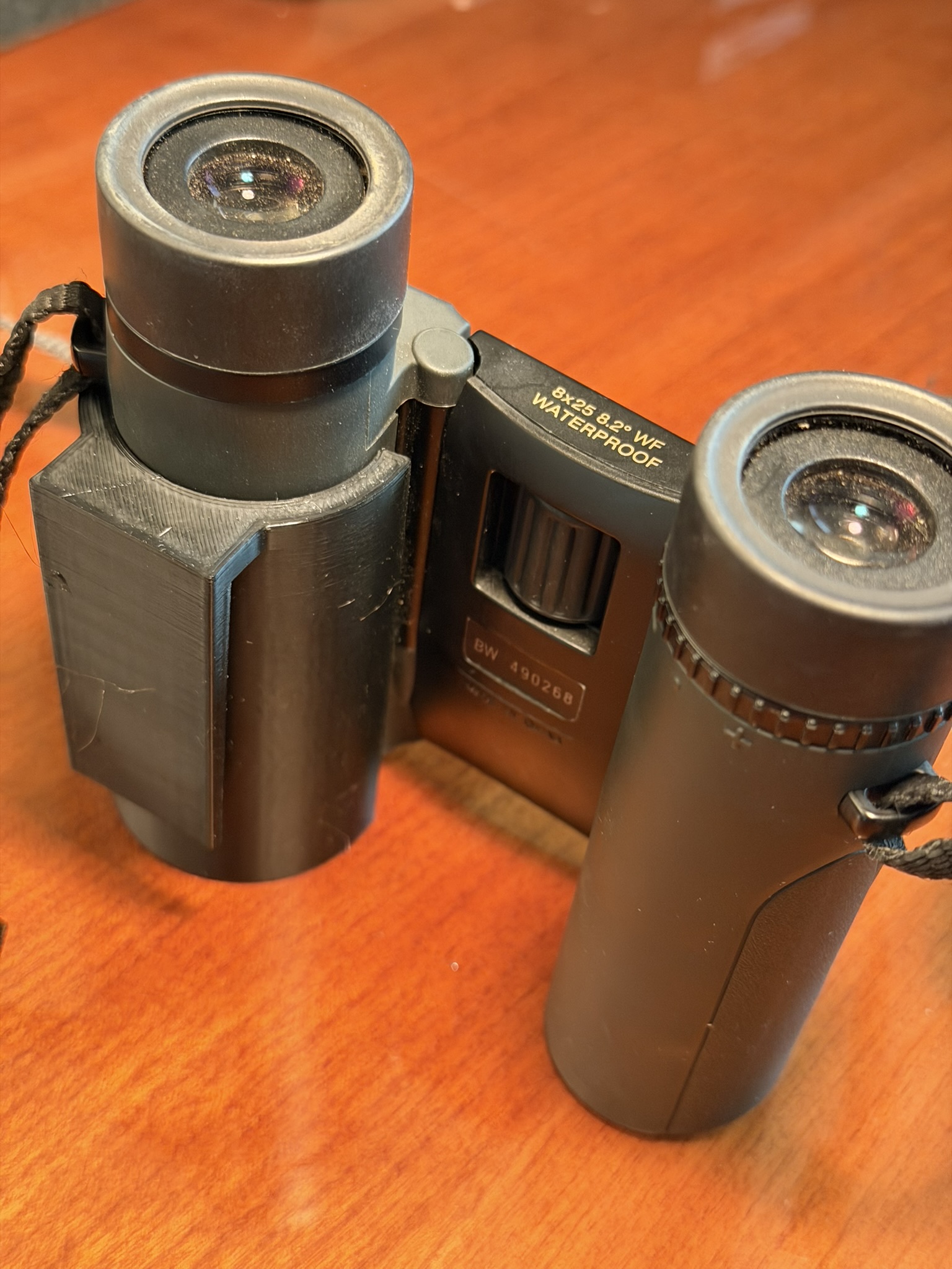 Parametric Binocular Holder for Backpacks