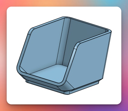 Miniatura 6 do modelo 3D Stackable Bin - parametric