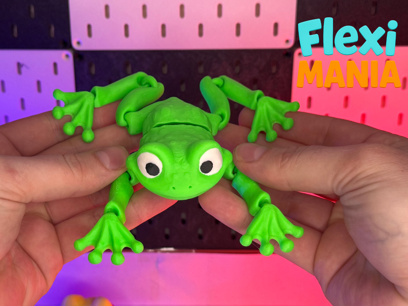 Articulated Print-in-Place Frog – No Supports Needed