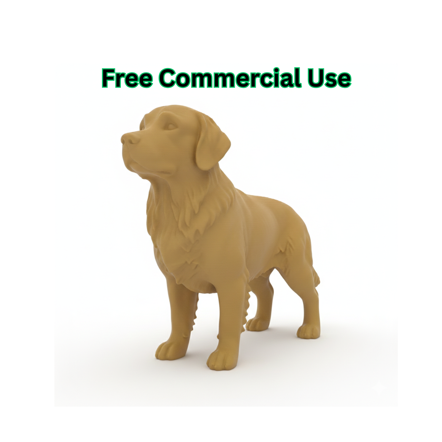 Golden Retriever Dog Figurine