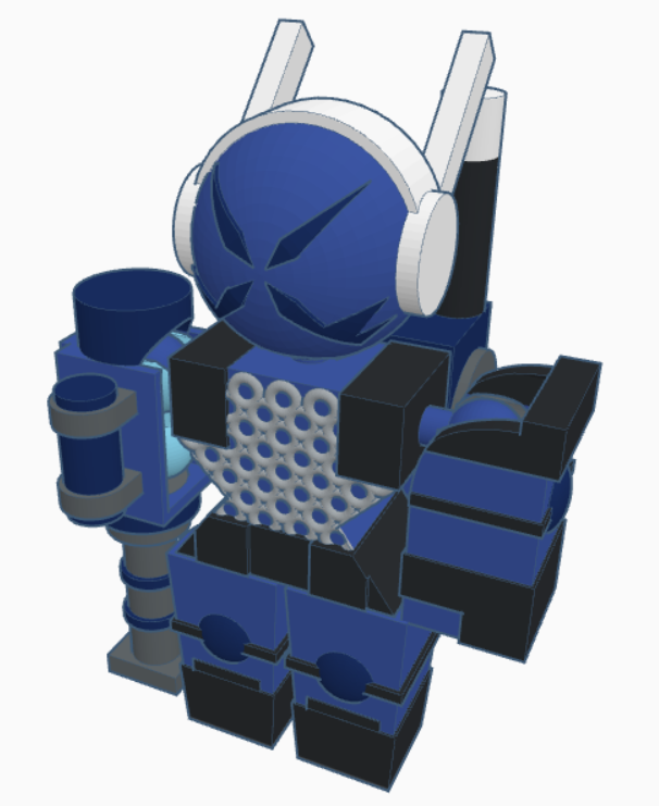 (REMODEL) Articulated SniperDroid (Roblox Die of Death OC) KDC Rebuild