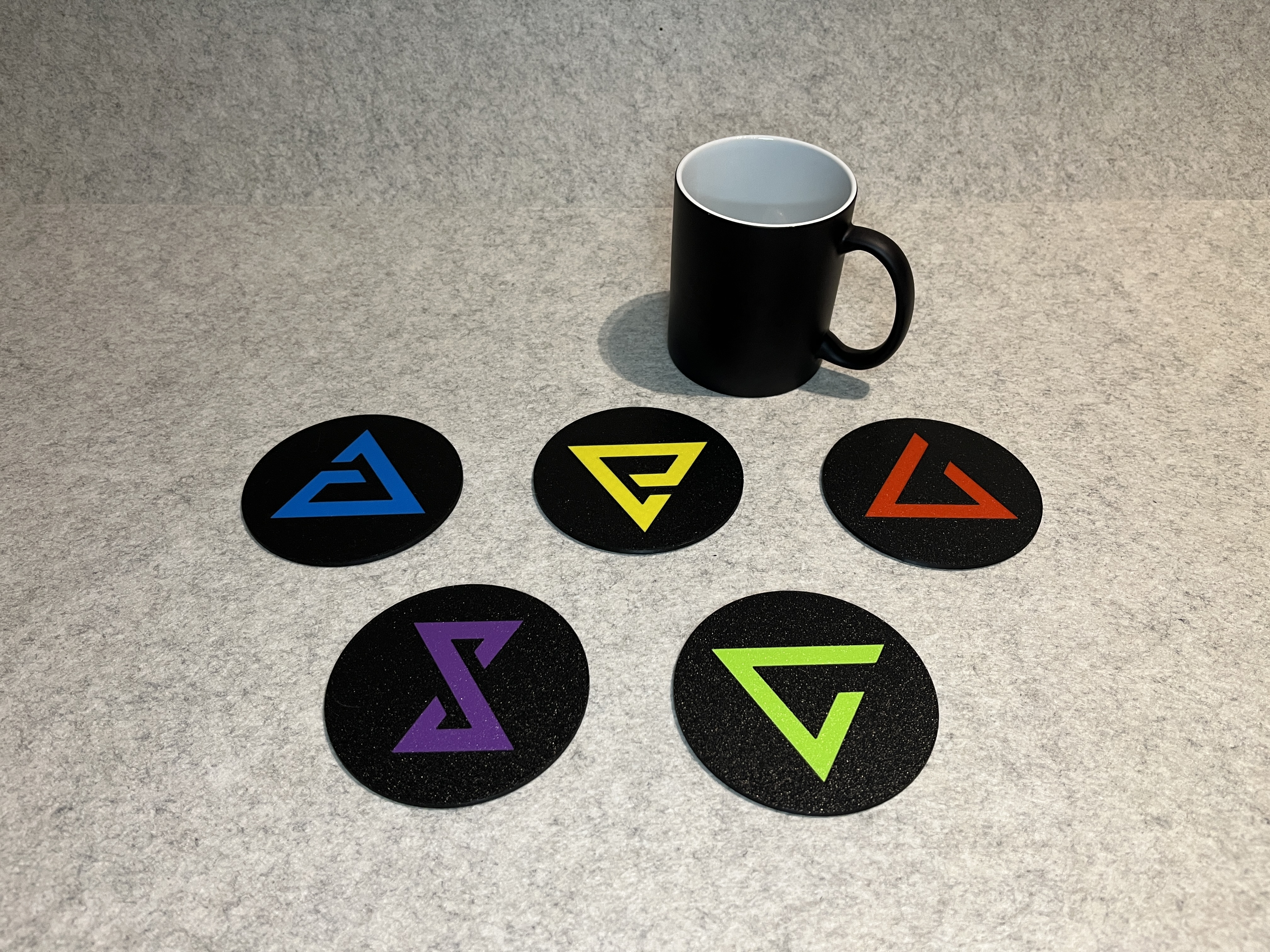 Witcher signs coasters
