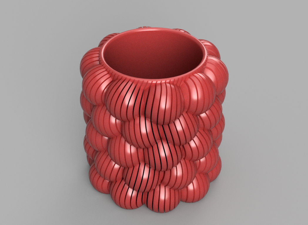 Decorative vase bubbles