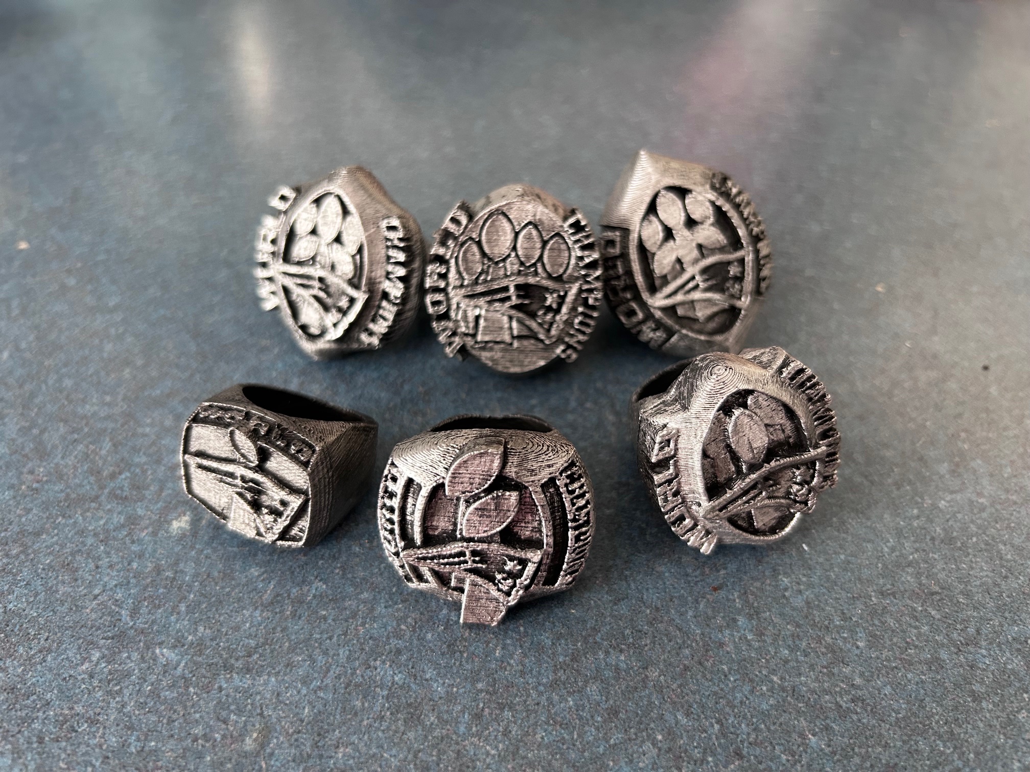 New England Patriots Super Bowl Rings