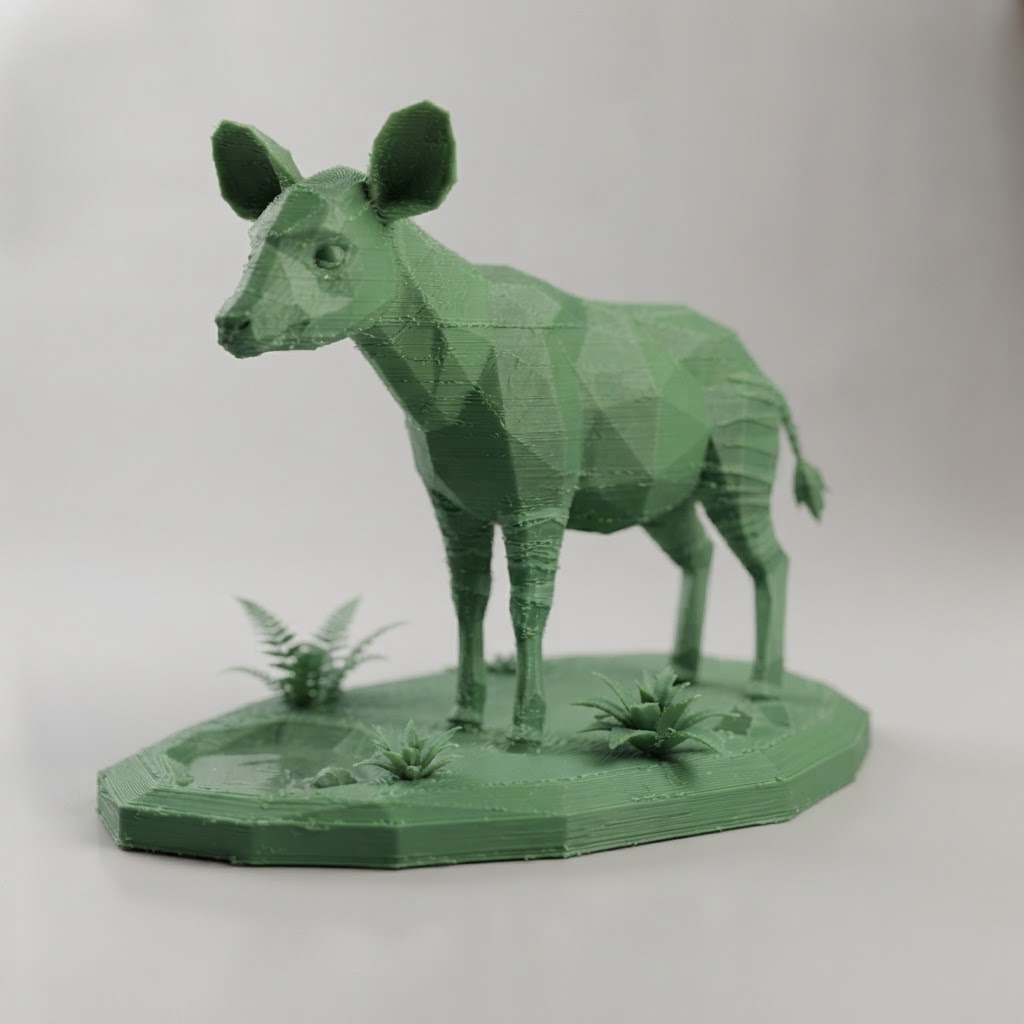 Low Poly Okapi — thumbnail 2