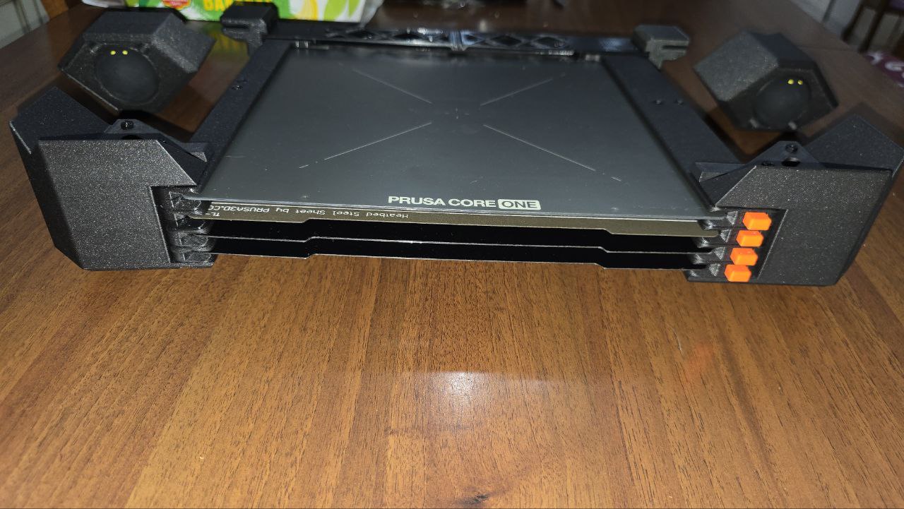 Crushed legs with expandable support for multiple steel sheets for Core One — thumbnail 9