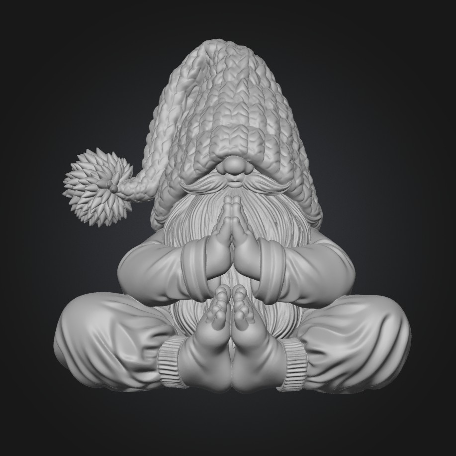 Zen Gnome in Prayer