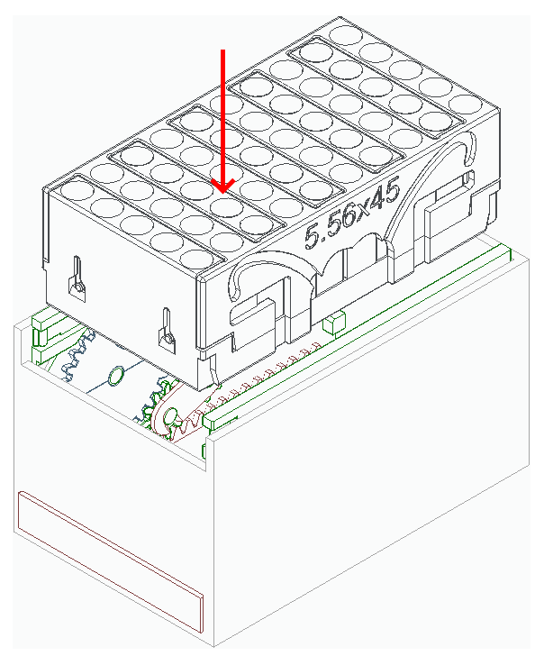Overengineered 5.56x45 ammo box (wavy layout) — miniatura 11