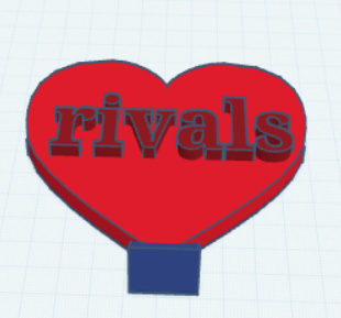 RIVALS heart stand