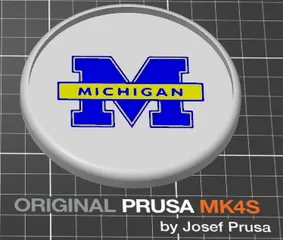 Michigan State Coaster & Coaster Holder by remmert1 | Download free STL ...