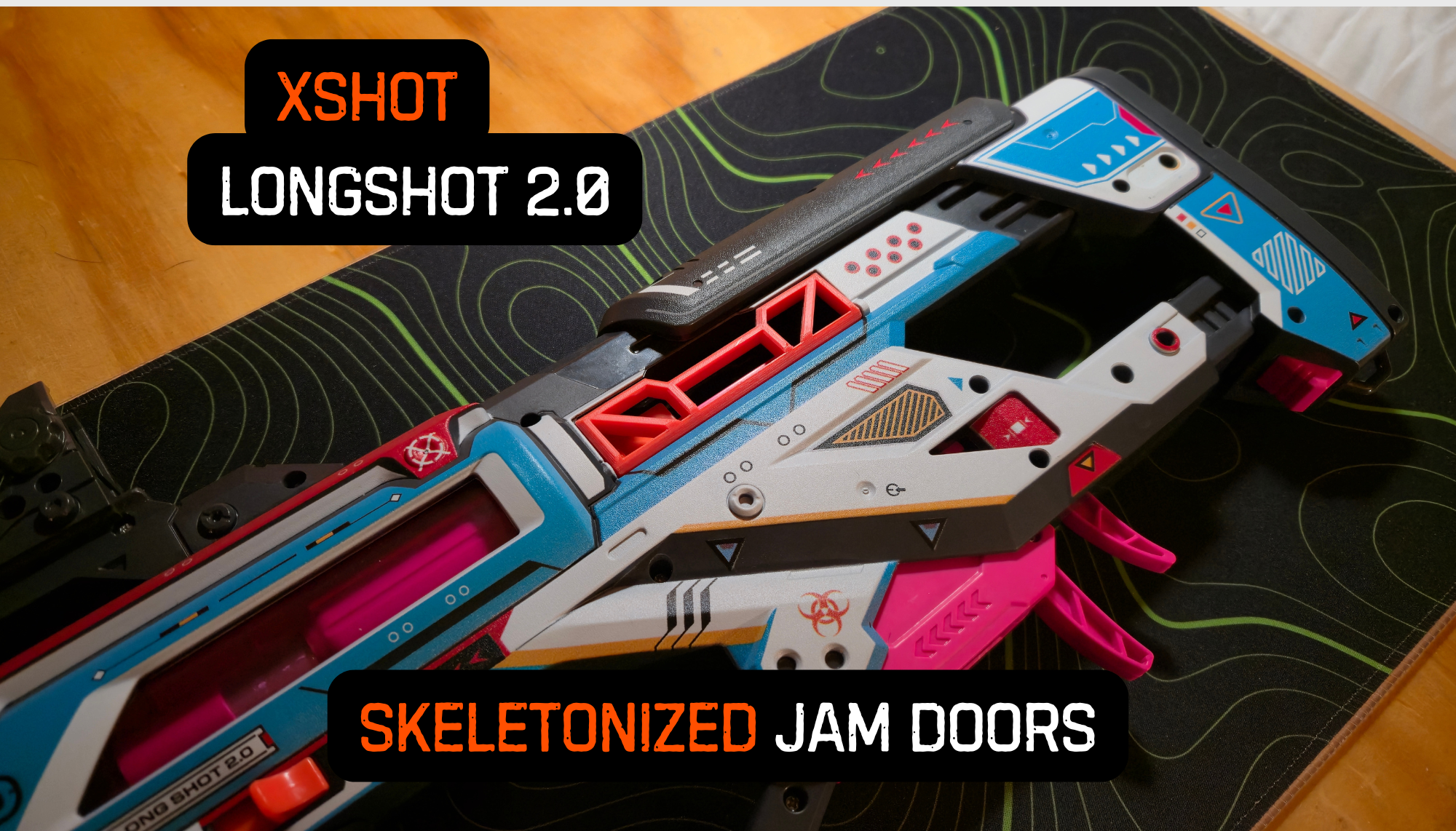 Xshot Longshot 2.0 Skeletonized Jam Doors