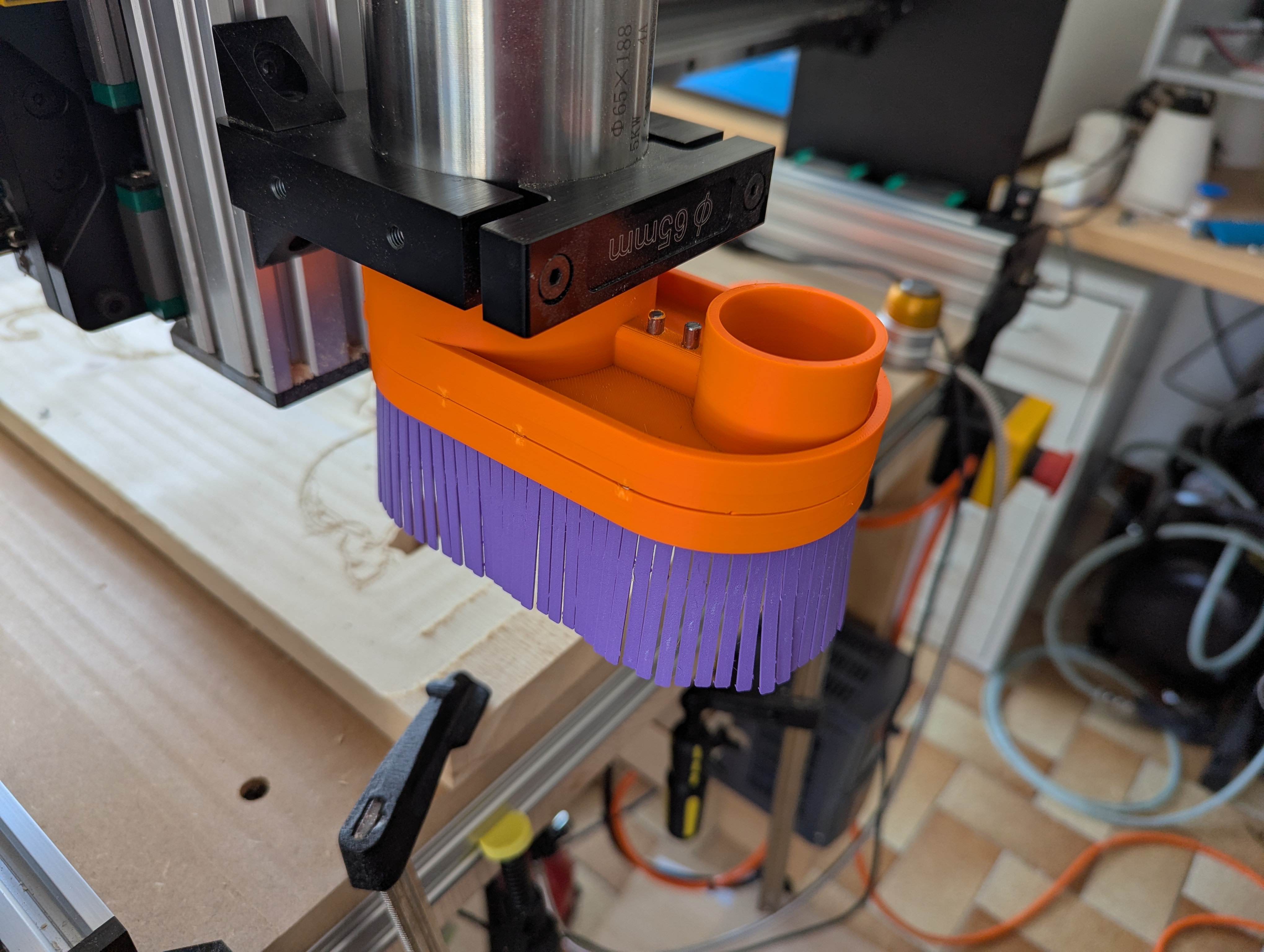 65mm spindle magnetic interchangeable dust boot