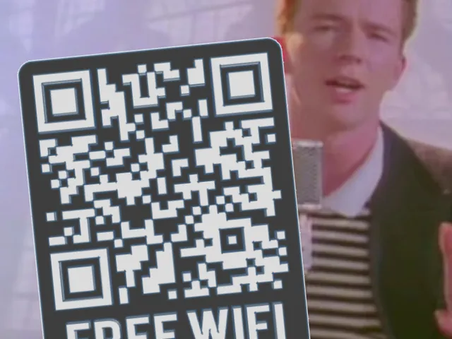 Fake WIFI QR code