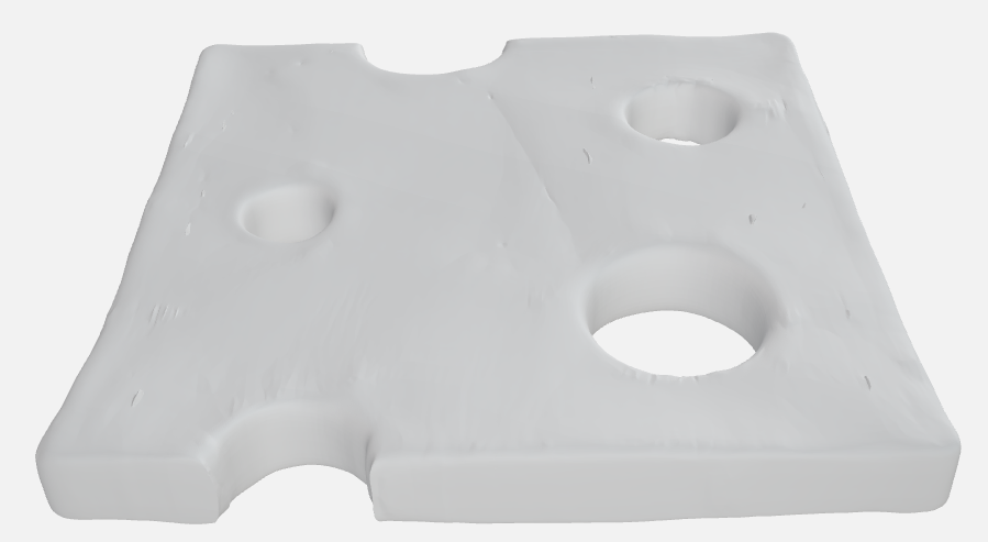Miniatura 2 do modelo 3D Cheese coaster