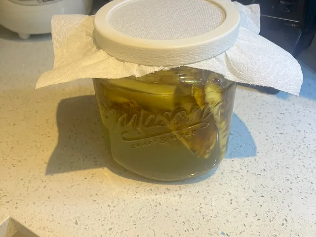 Mason jar storage container open-style lid - super wide mouth - 138mm