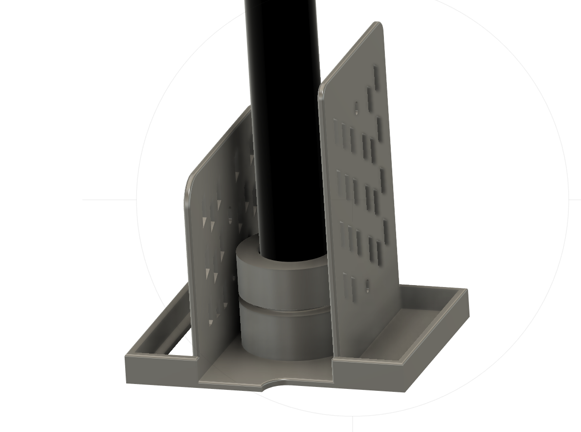 Mele miniPC + SVBony power hub Bracket for 30mm tripod center column