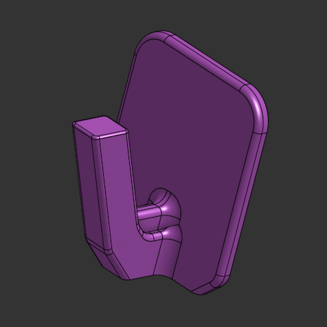 Another Simple Wall Hook (taped)