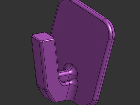 Another Simple Wall Hook (taped)