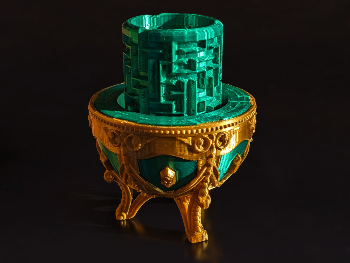 Art Deco Faberge Puzzle Egg (no mmu needed) — miniatura 3