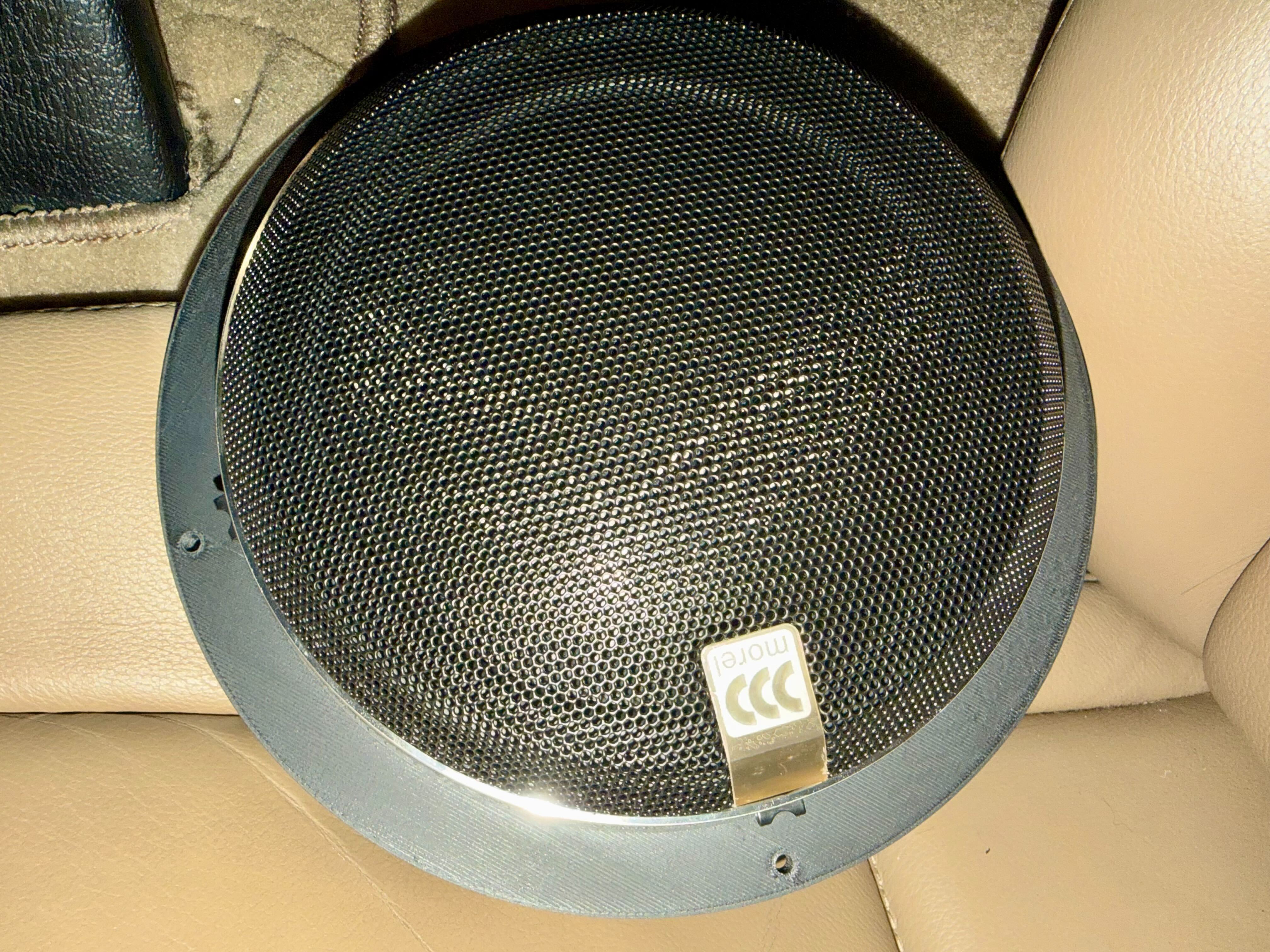 NB Miata Bose system 8" to 6.5" speaker adapter for Morel speakers