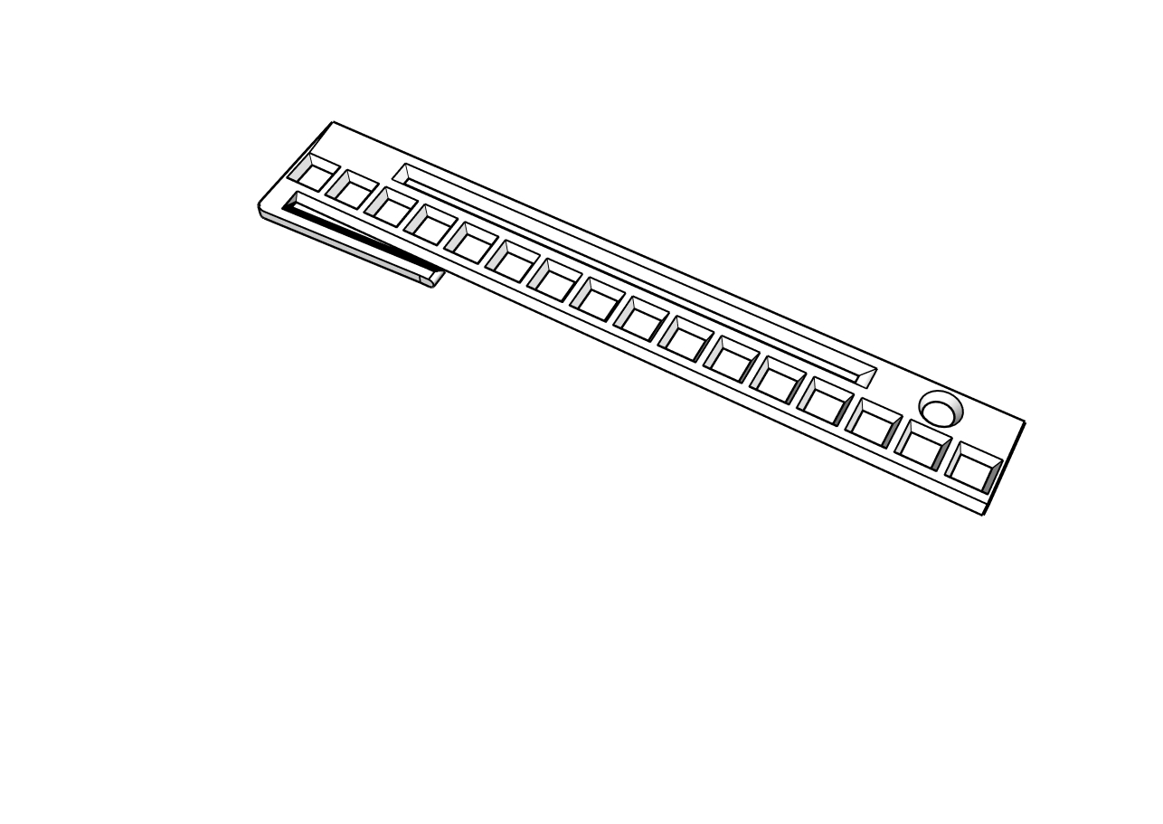 Stencil for Notebook Task List