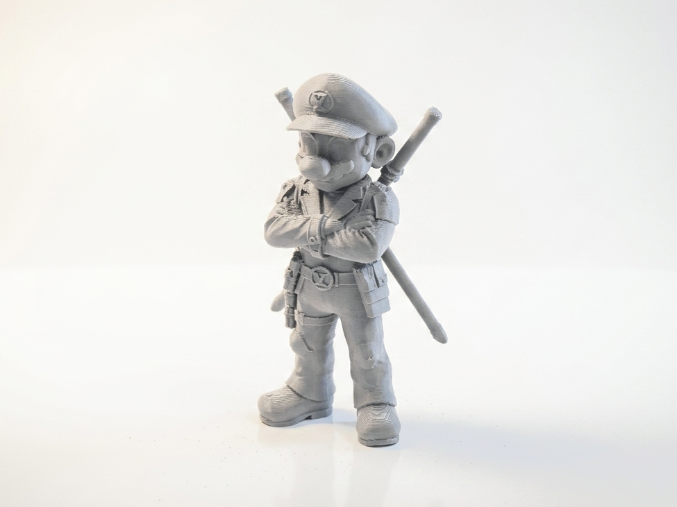 Mario Swordsman Gaming Figurine 3D Printable
