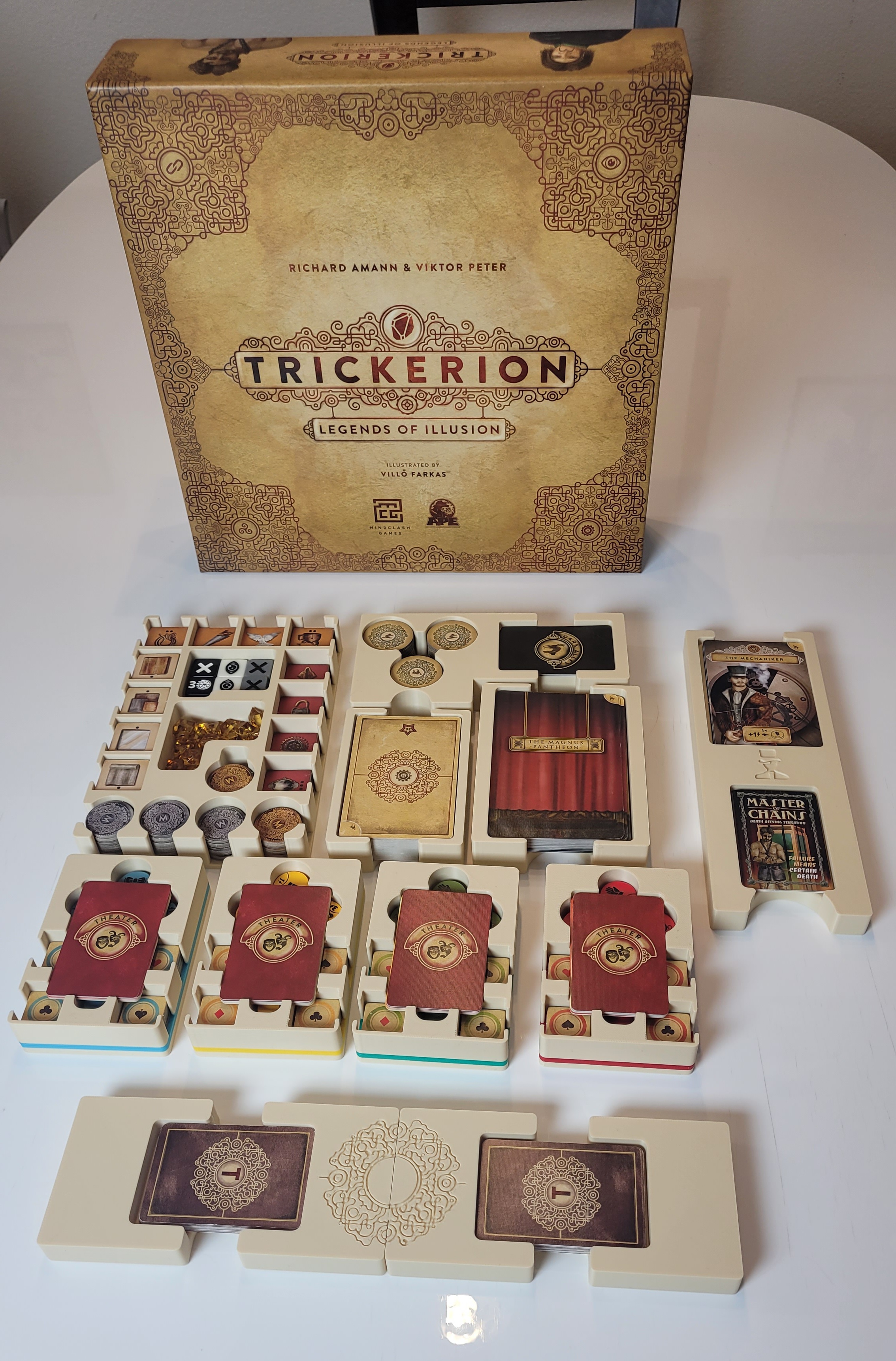 Trickerion Insert – Fast Setup, (Base Game Only)