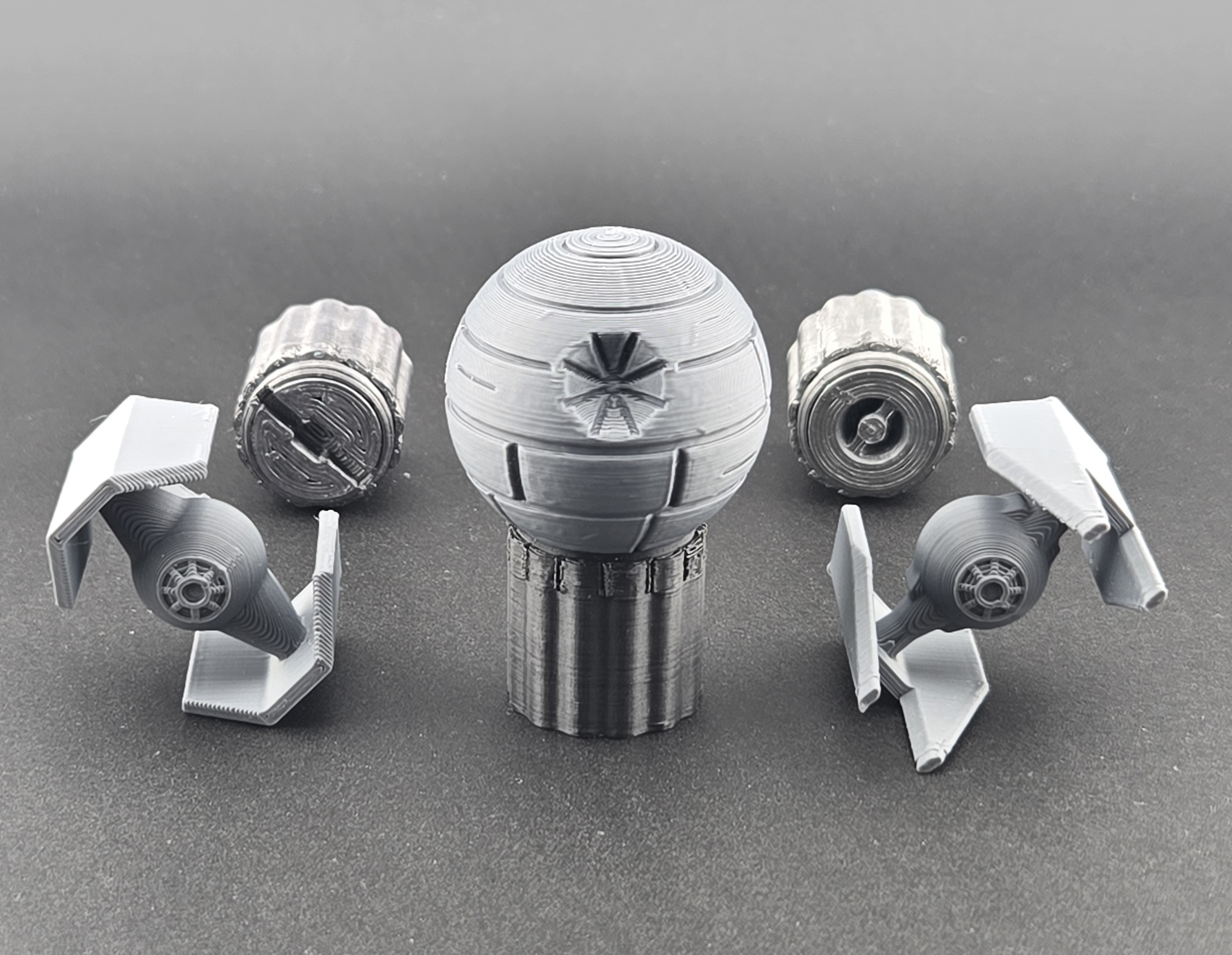 Star Wars Death Star, Darth Vader Tie Fighter, Tie Interceptor - Custom DJ Knobs