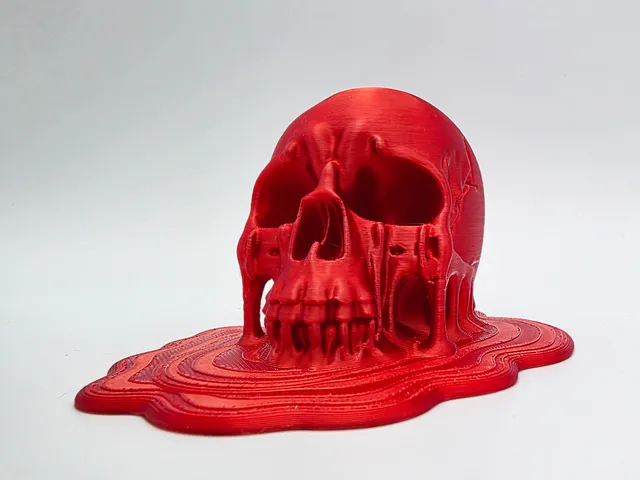 Melting Skull - No Supports