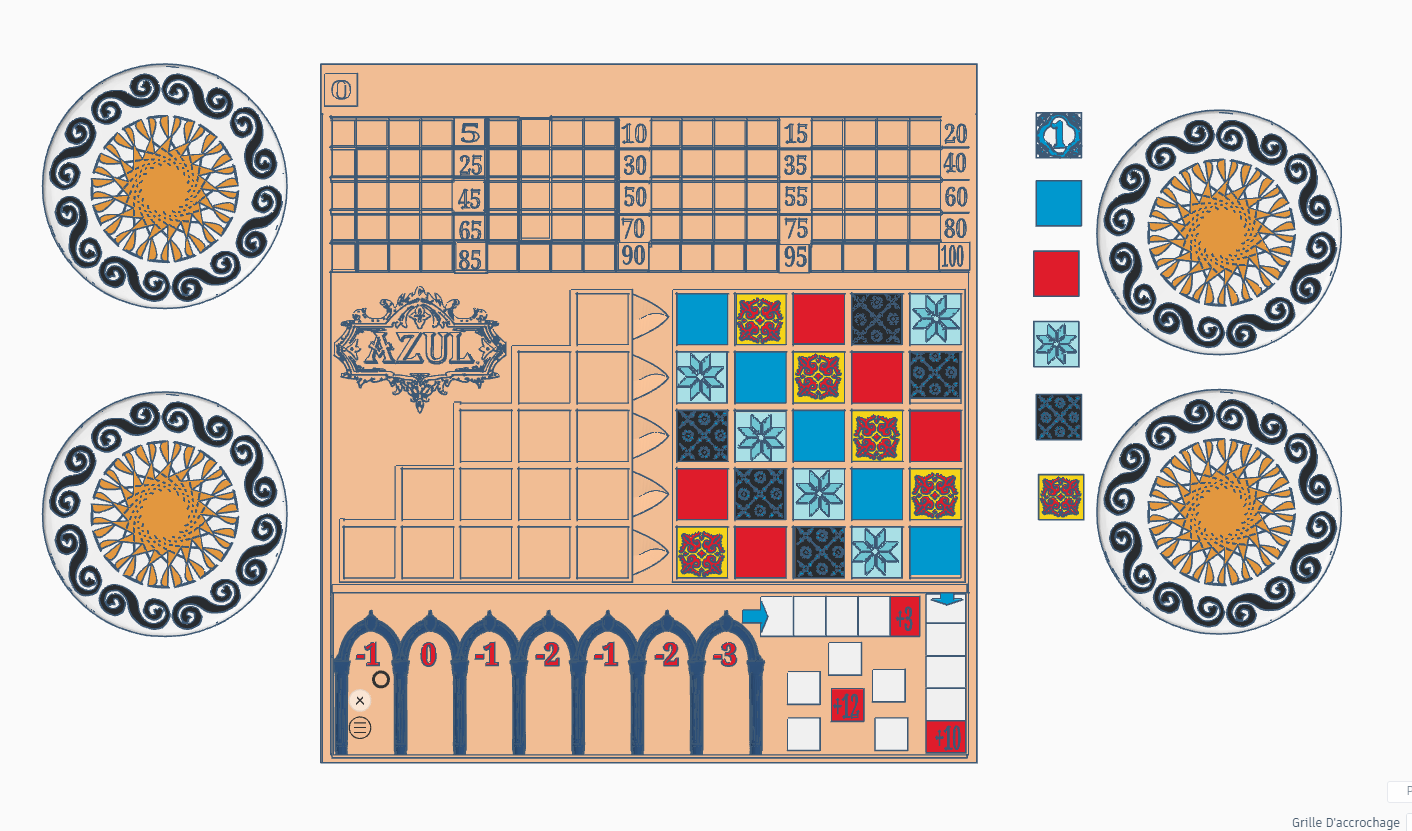 Jeu du  Azul