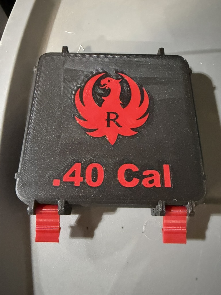 Ruger 40 Cal Ammo Lid